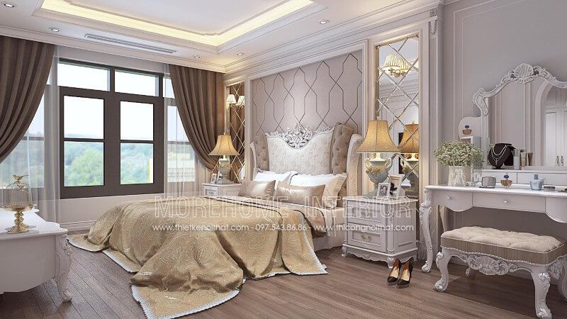  19 hình ảnh thiết kế giường ngủ ấn tượng được gia công tại nội thất Morehome