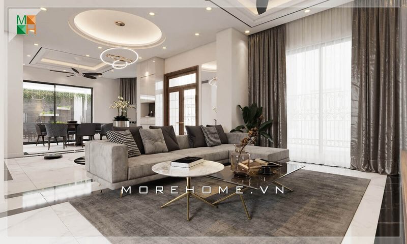 23 ++ hình ảnh thiết kế phòng khách chung cư đẹp, sang trọng 2022