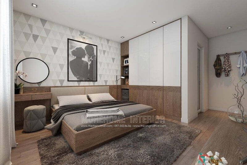 Thiết kế nội thất chung cư 90m2- 2022 ấn tượng với + 26 Ý tưởng phòng ngủ sang trọng